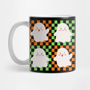 Kids Halloween Cute Ghost Graphic Art Mug